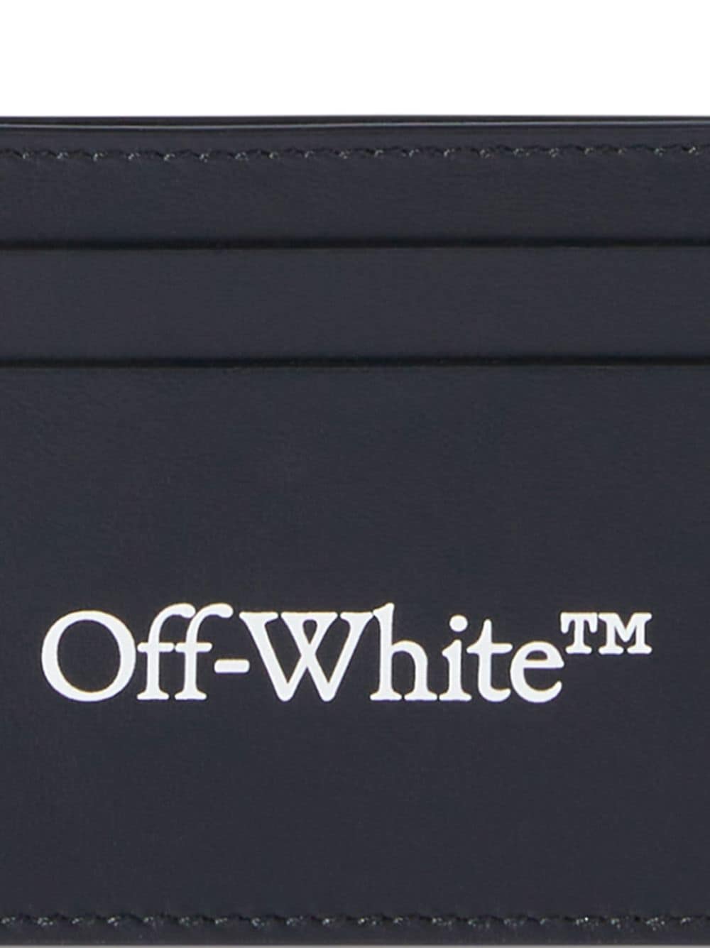 OFF-WHITE OFF-WHITE- Logo Leather Card Case