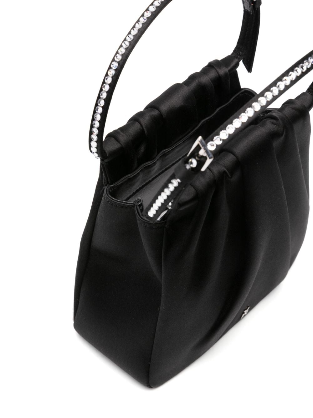 Amina Muaddi AMINA MUADDI- Vittoria Satin Shoulder Bag