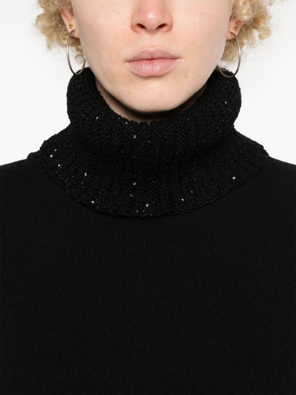 Fabiana Filippi FABIANA FILIPPI- Wool And Silk Blend Turtleneck Sweater