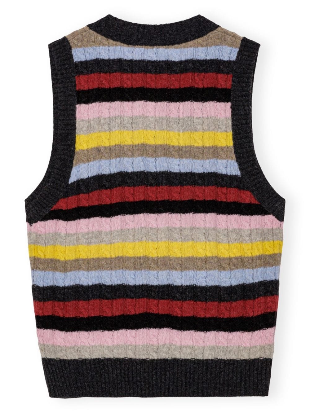 Ganni GANNI- Wool V-necked Vest