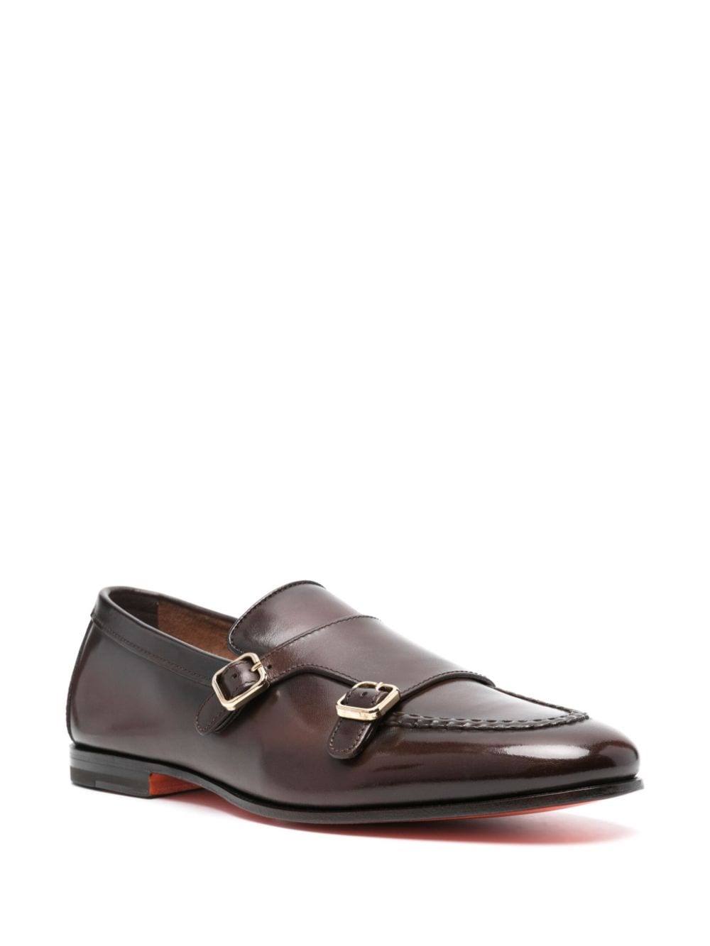 Santoni SANTONI- Leather Mocassin