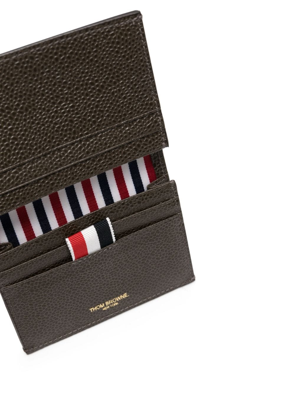 Thom Browne THOM BROWNE- Leather Card Holder