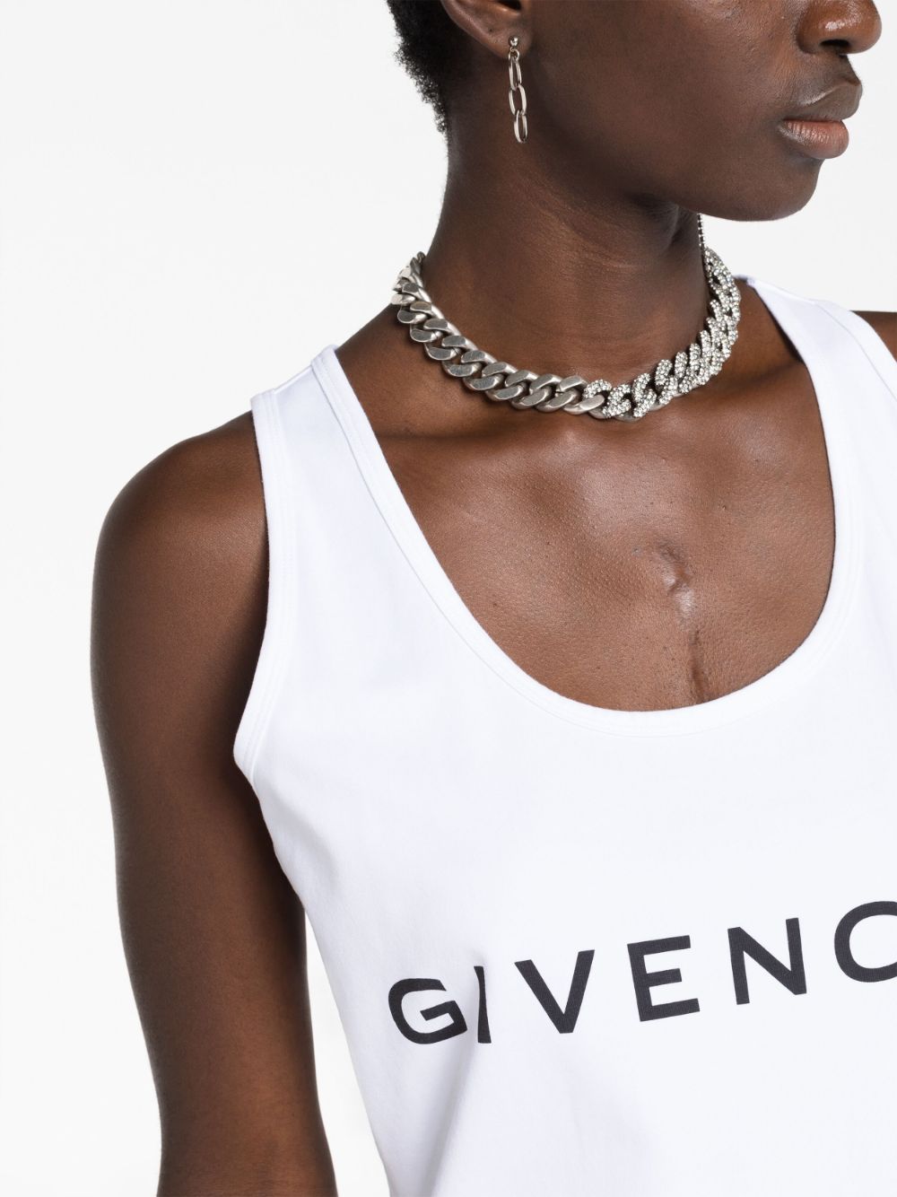 Givenchy GIVENCHY- Logo Cotton Tank Top