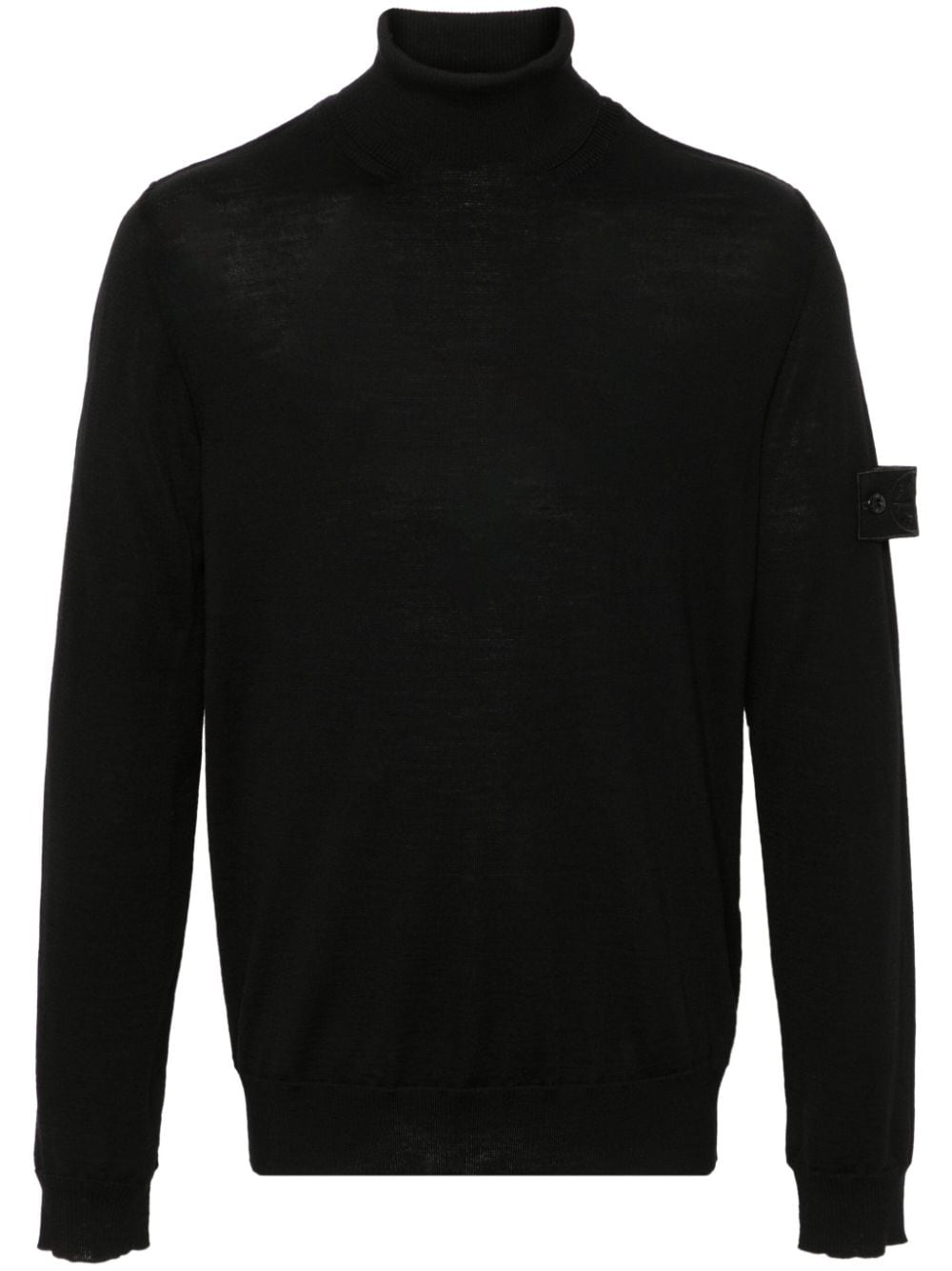 Stone Island STONE ISLAND- Turtleneck With Logo