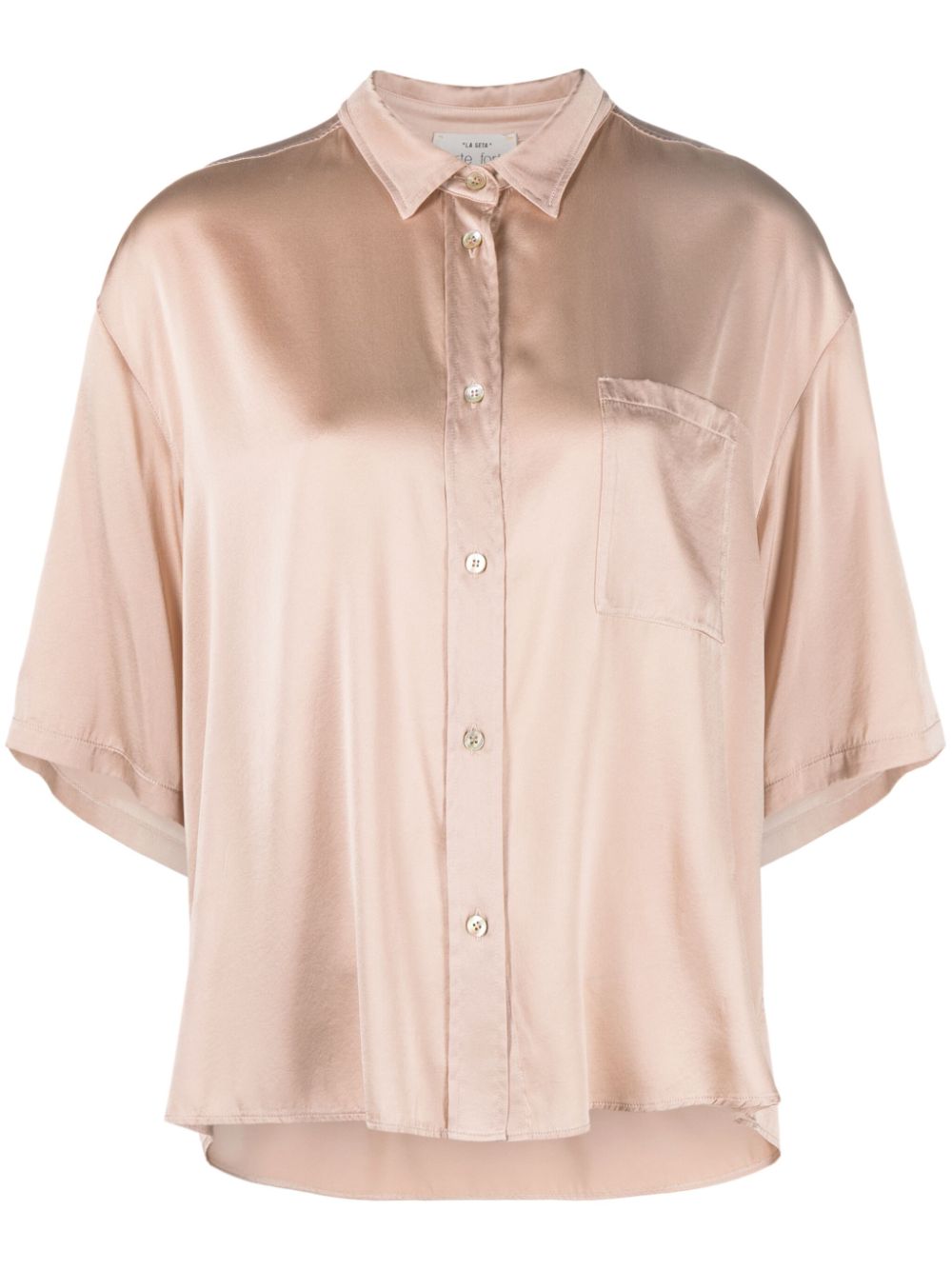 Forte Forte FORTE FORTE- Stretch Silk Satin Shirt