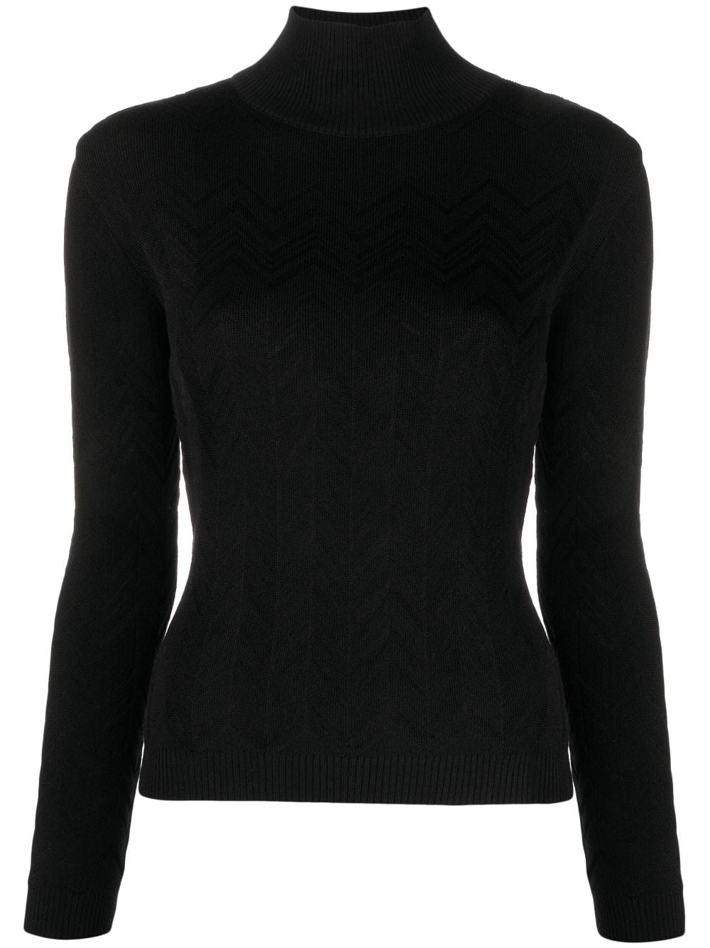 Missoni MISSONI- Wool Blend Turtleneck Sweater