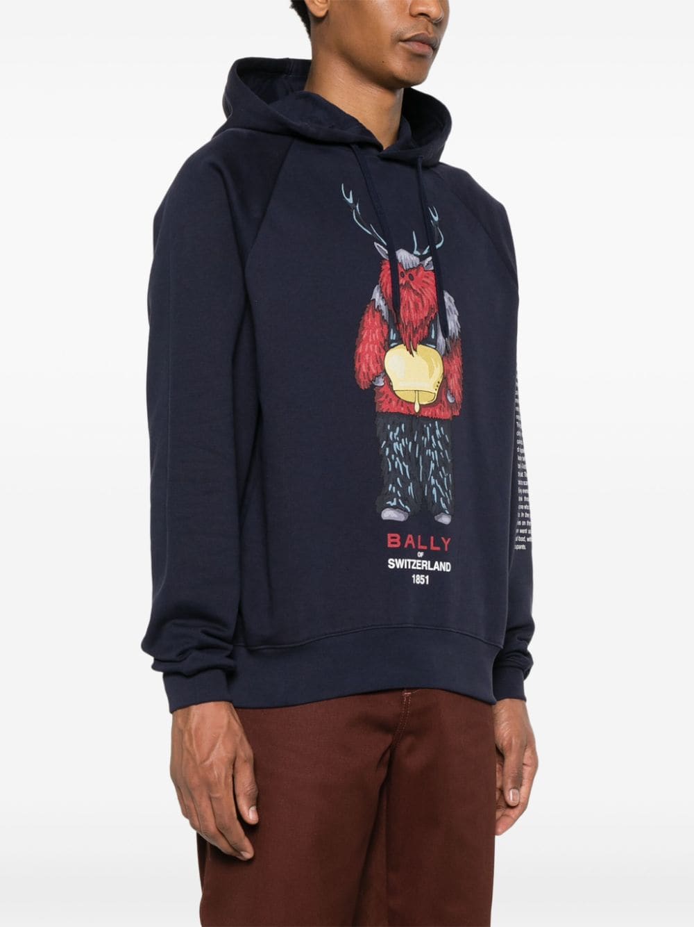 BALLY BALLY- Printed Hoodie