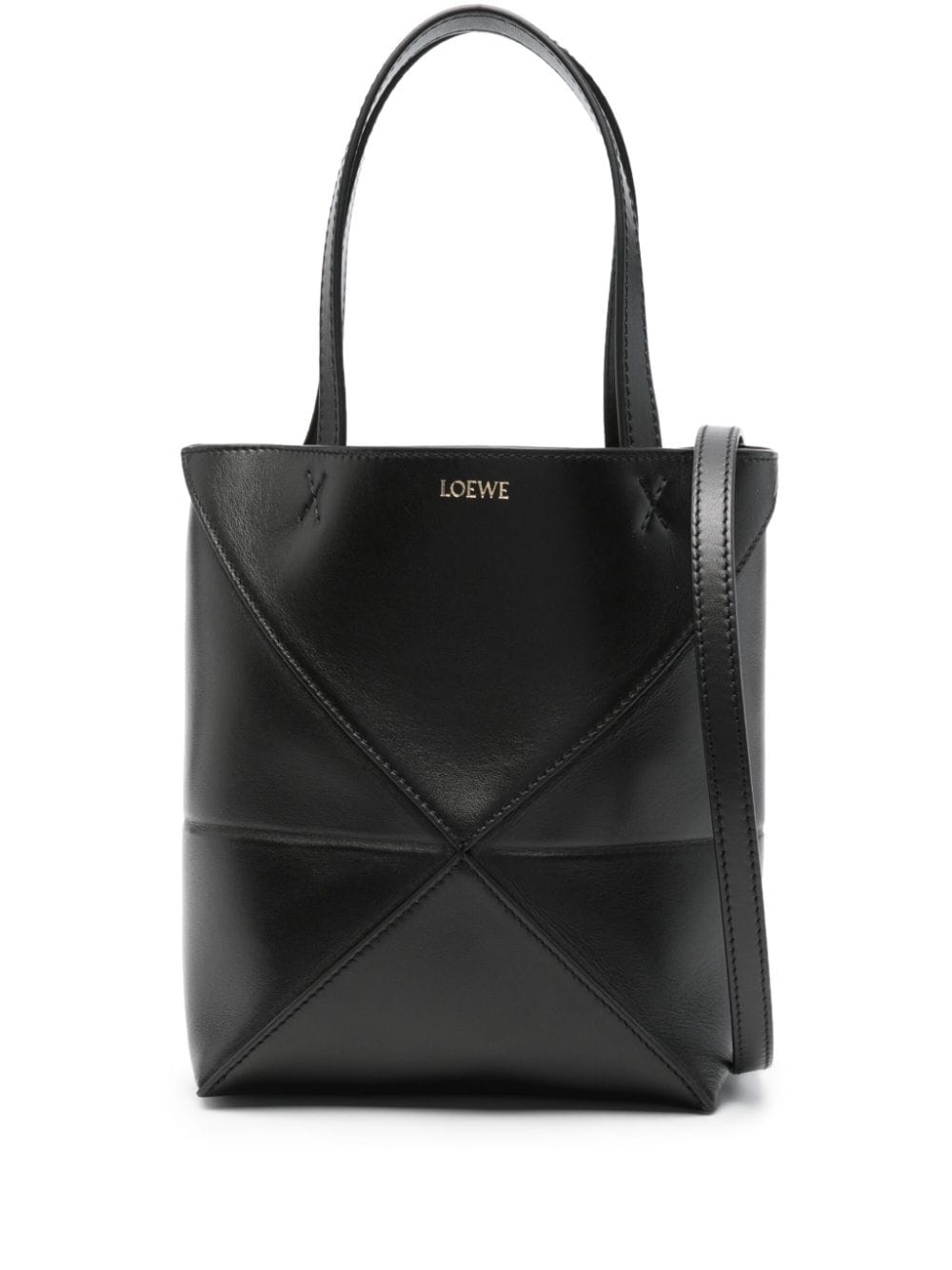 Loewe LOEWE- Puzzle Fold Mini Leather Tote Bag