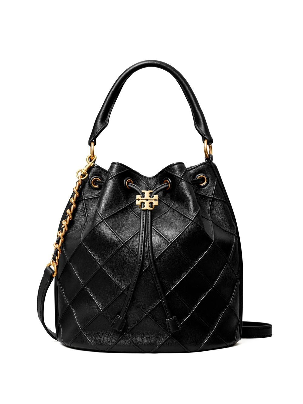 Tory Burch TORY BURCH- Flemng Large Soft Leather Bucket Bag