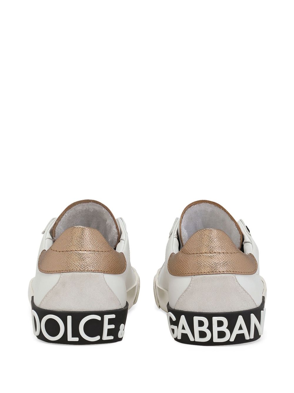 Dolce & Gabbana DOLCE & GABBANA- Portofino Vintage Leather Sneakers