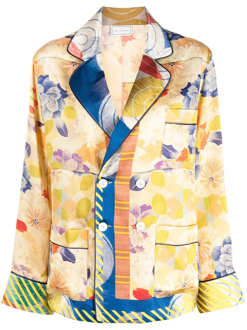 Pierre-Louis Mascia PIERRE-LOUIS MASCIA- Printed Silk Jacket