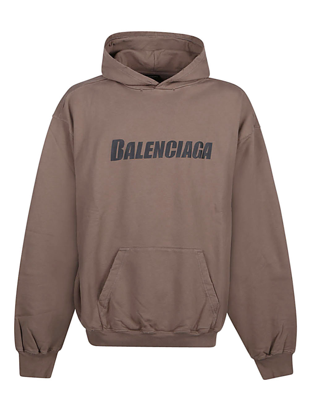 Balenciaga BALENCIAGA- Caps Destroyed Cotton Hoodie