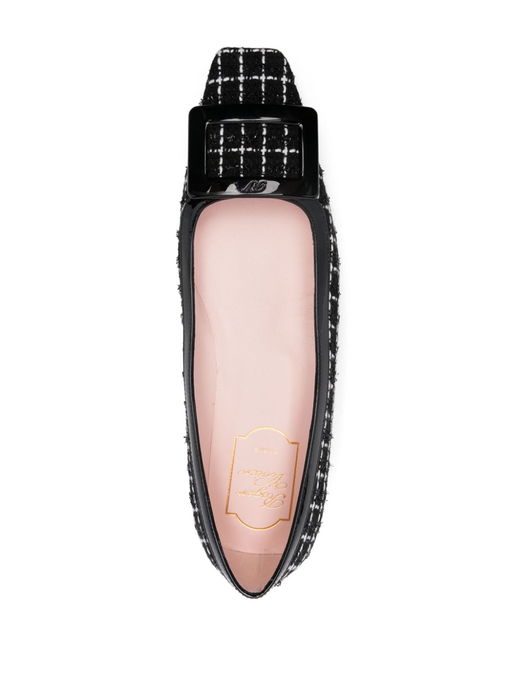 Roger Vivier ROGER VIVIER- Belle Vivier Leather Ballet Flats