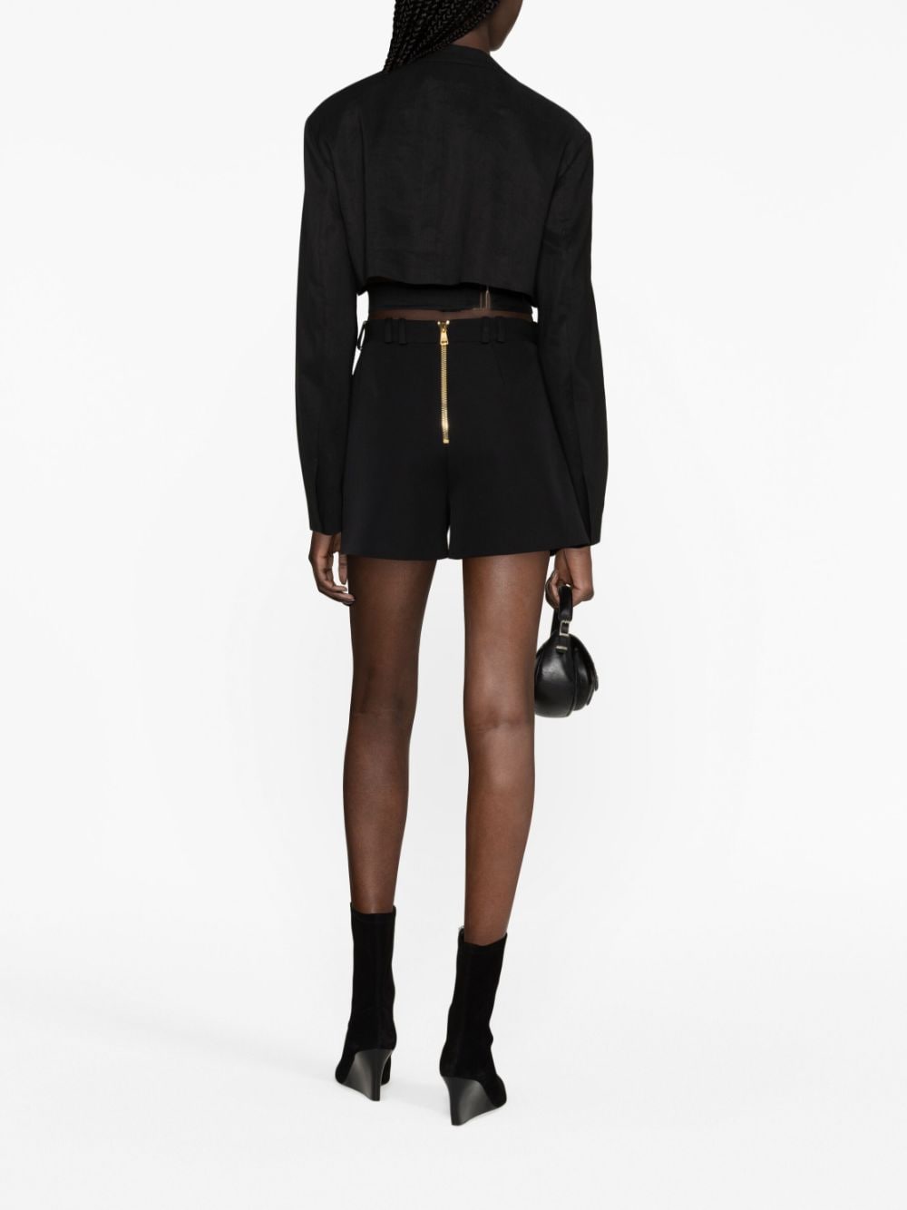 Balmain BALMAIN- Buttoned Wool Shorts