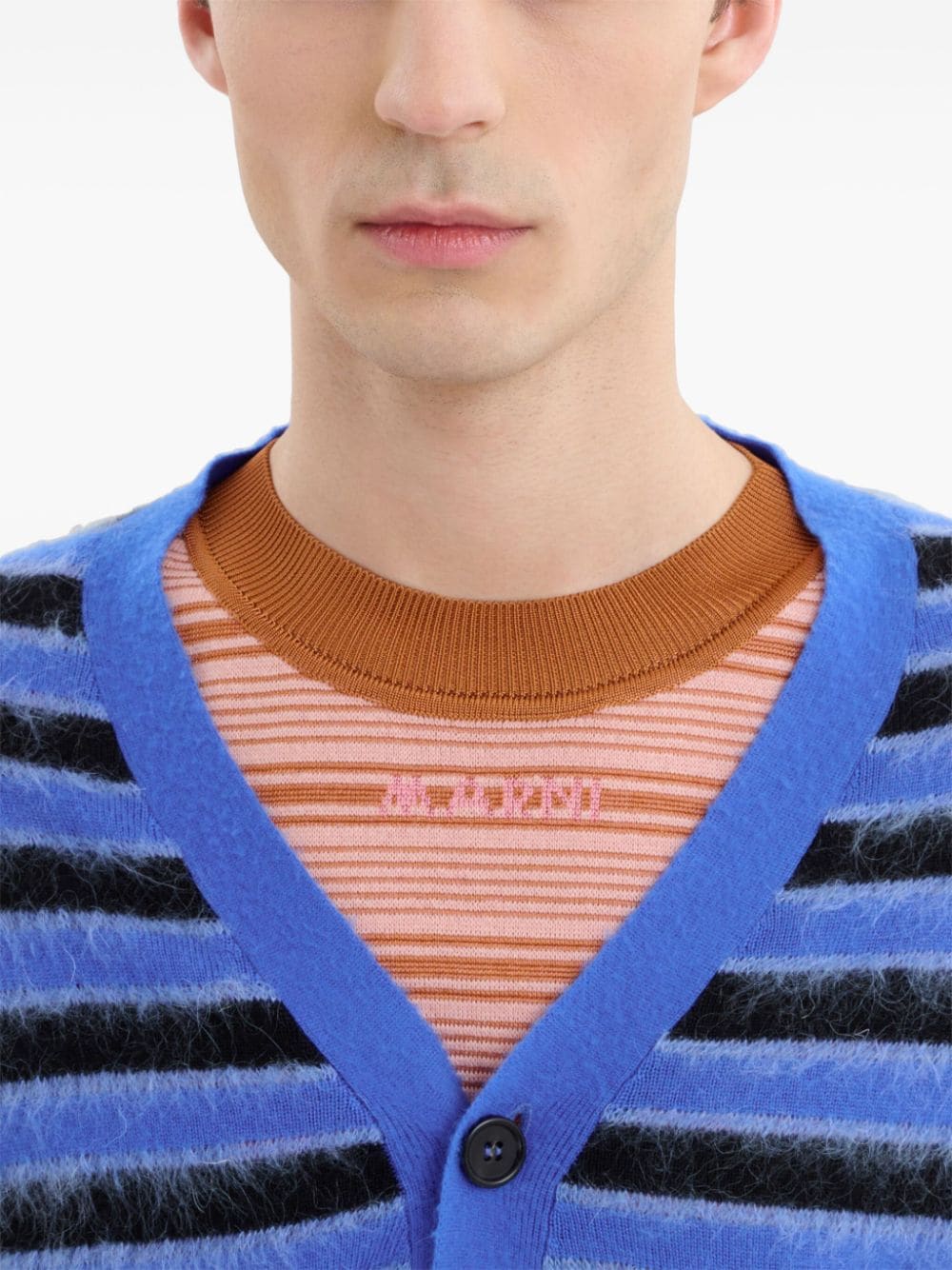 Marni MARNI- Cardigan With Striped Print