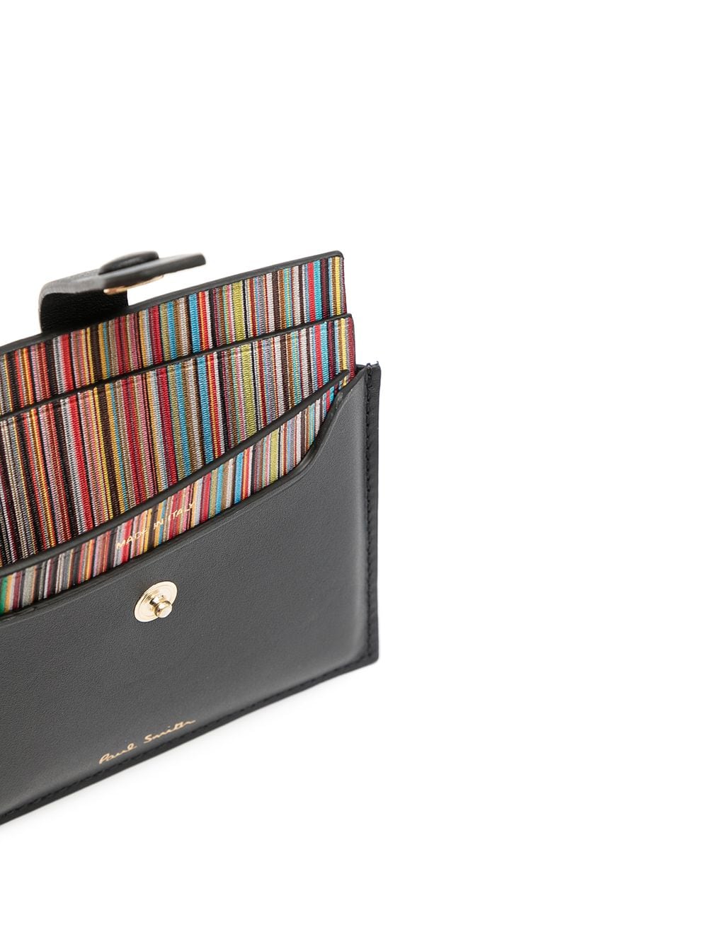 Paul Smith PAUL SMITH- Logo Leather Credit Card Case