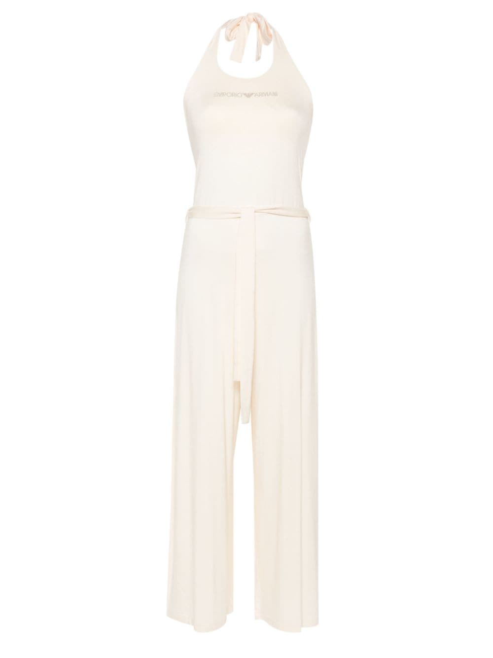 Emporio Armani EMPORIO ARMANI- Logo Long Jumpsuit