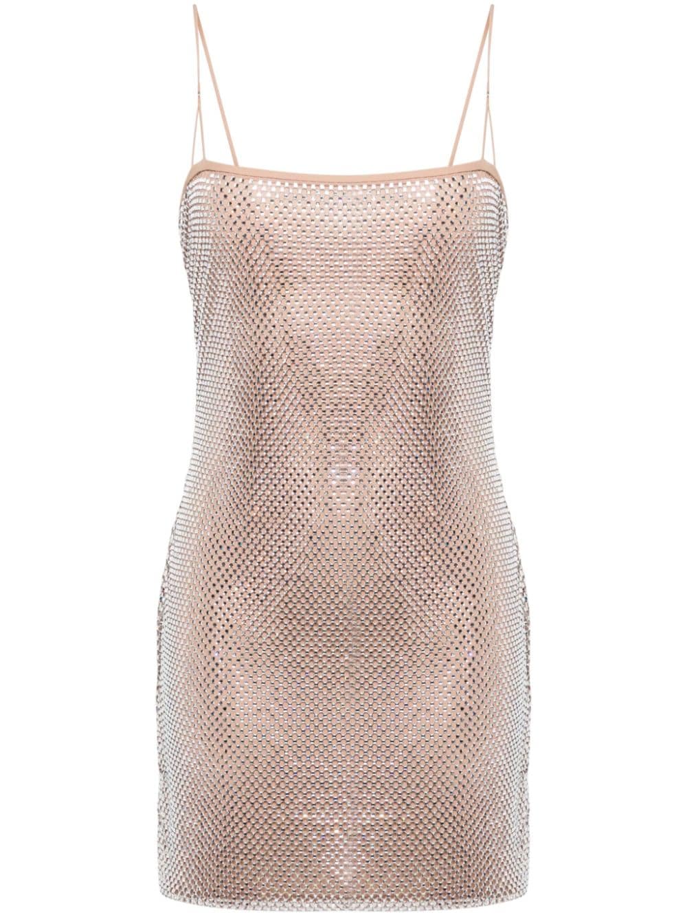 GIUSEPPE DI MORABITO GIUSEPPE DI MORABITO- Rhinestone Embellished Mini Dress