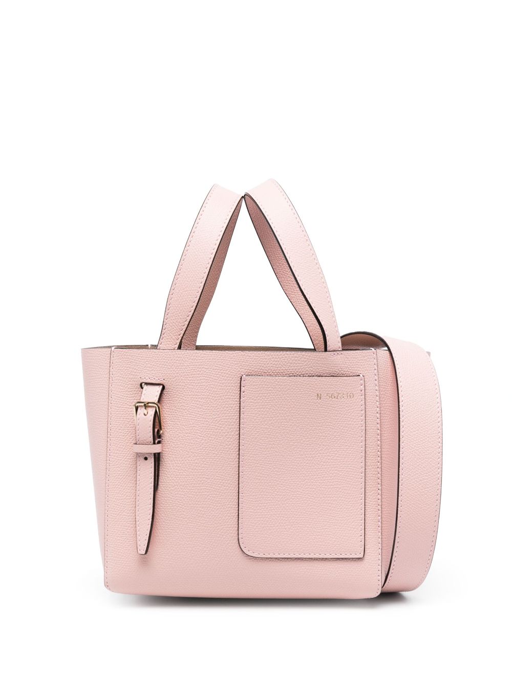 Valextra VALEXTRA- Leather Mini Bucket Bag