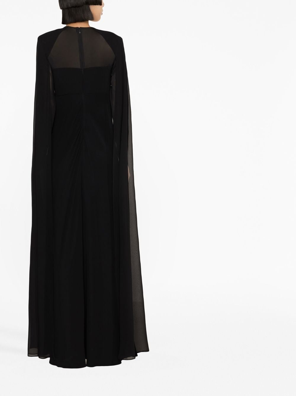 Roland Mouret ROLAND MOURET- Cape-detailed Cady Maxi Dress