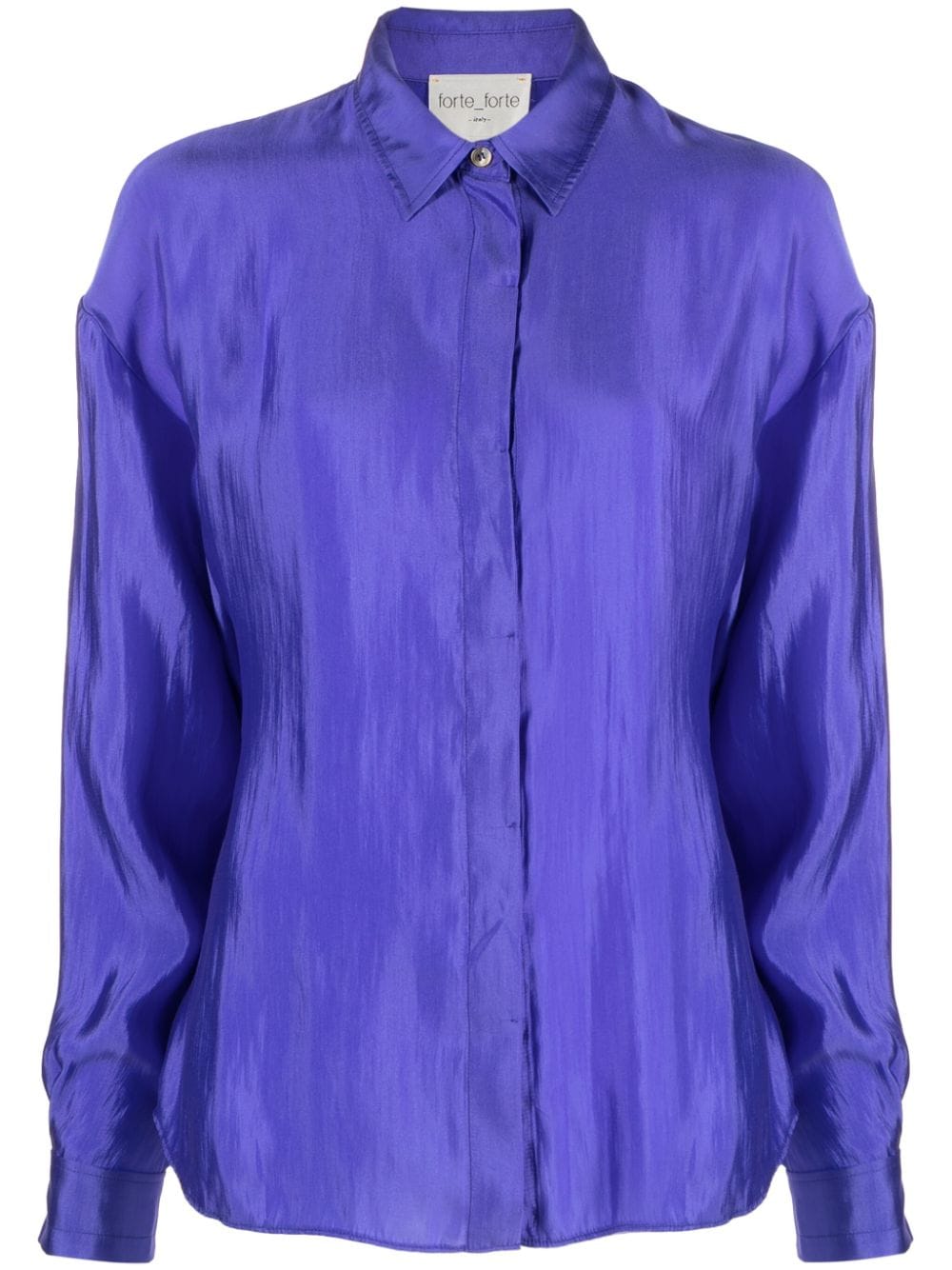 Forte Forte FORTE FORTE- Silk Blend Boyfriend Shirt