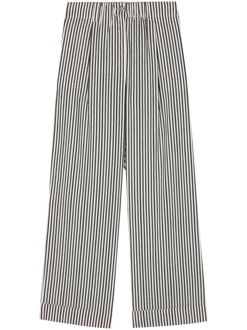 Alysi ALYSI- Striped Wide Leg Trousers