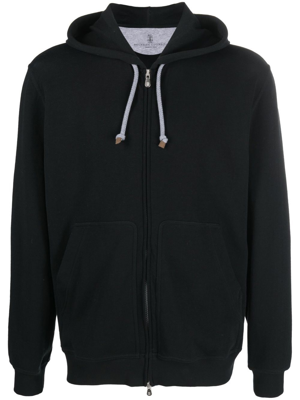 Brunello Cucinelli BRUNELLO CUCINELLI- Cotton Zipped Hoodie