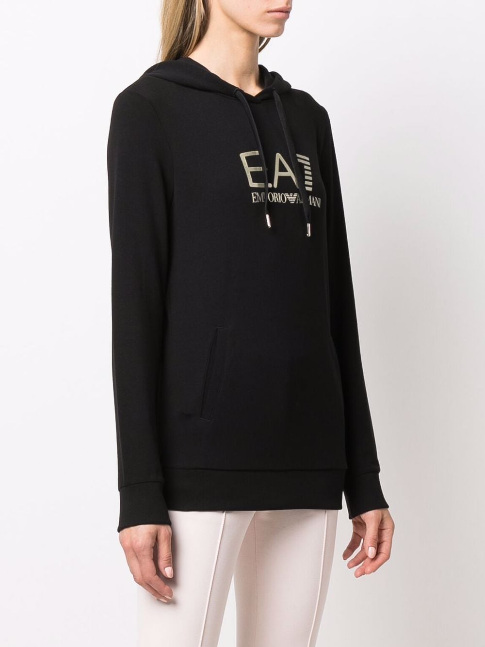 EA7 EA7- Logo Cotton Hoodie