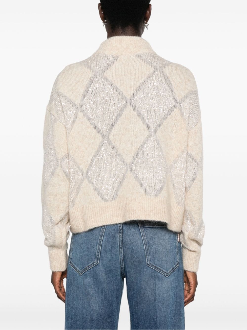 Brunello Cucinelli BRUNELLO CUCINELLI- Cashmere Turtle-neck Sweater