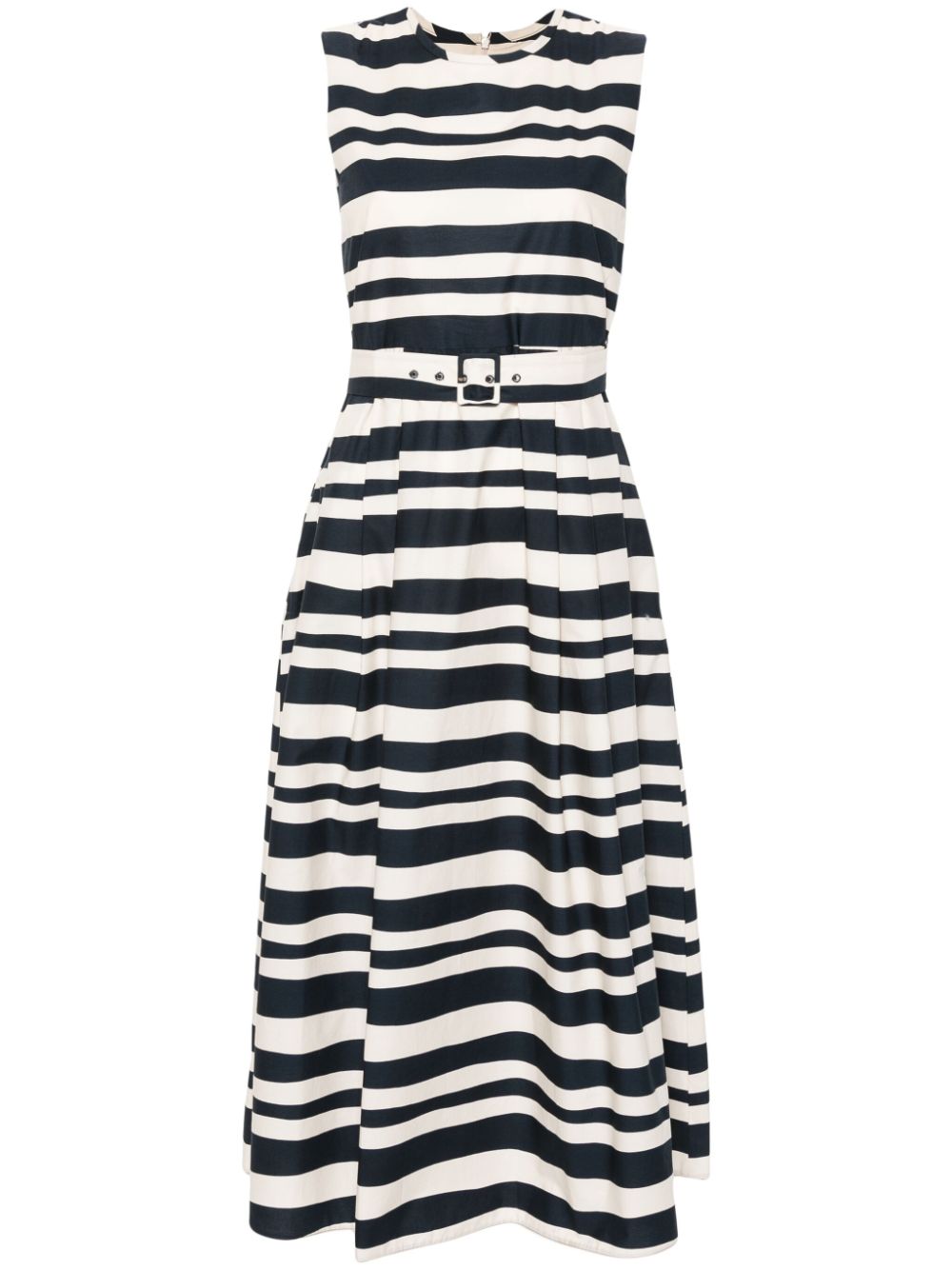 Max Mara MAX MARA- Striped Cotton Midi Dress