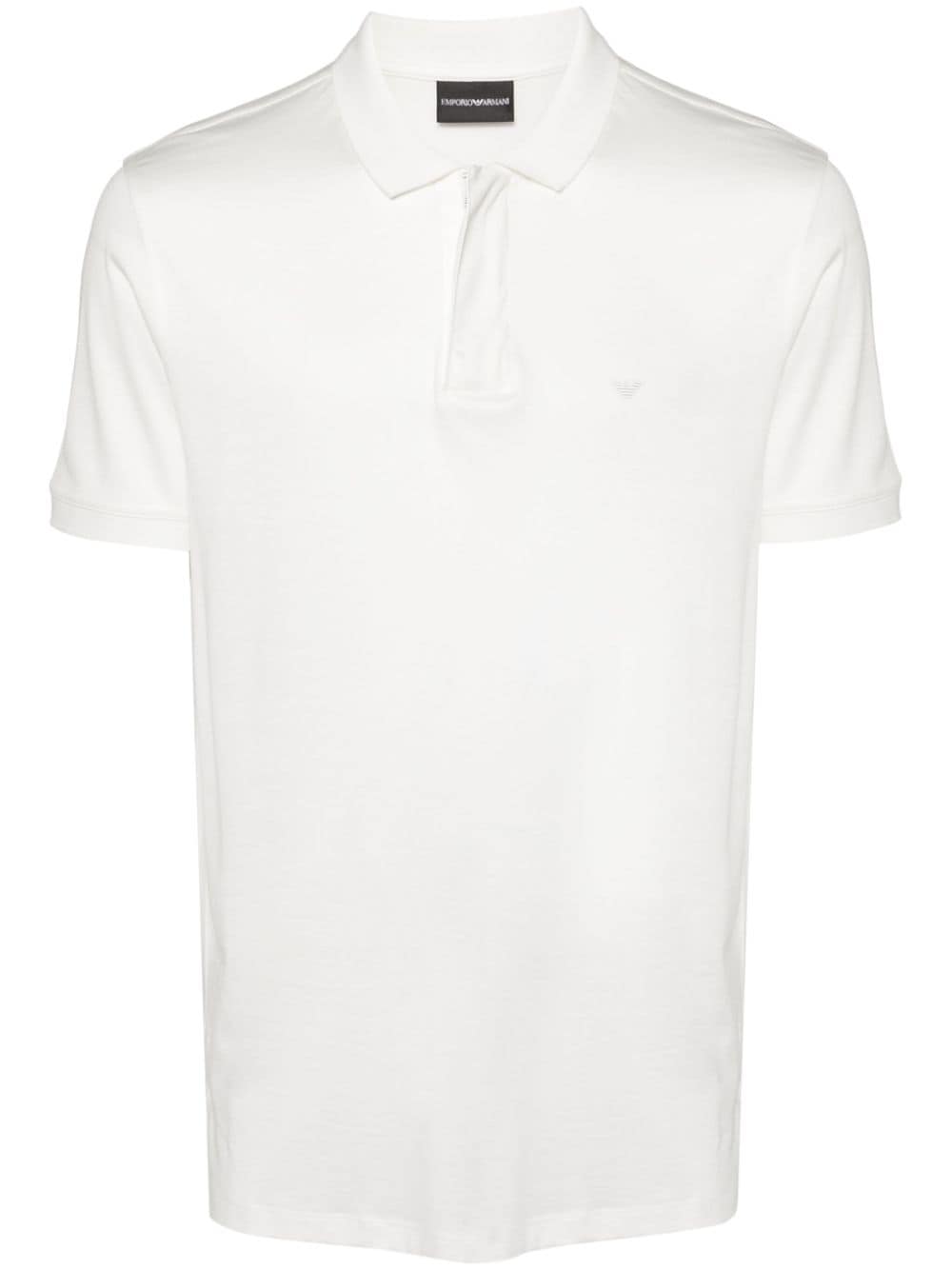 Emporio Armani EMPORIO ARMANI- Logo Cotton Polo Shirt