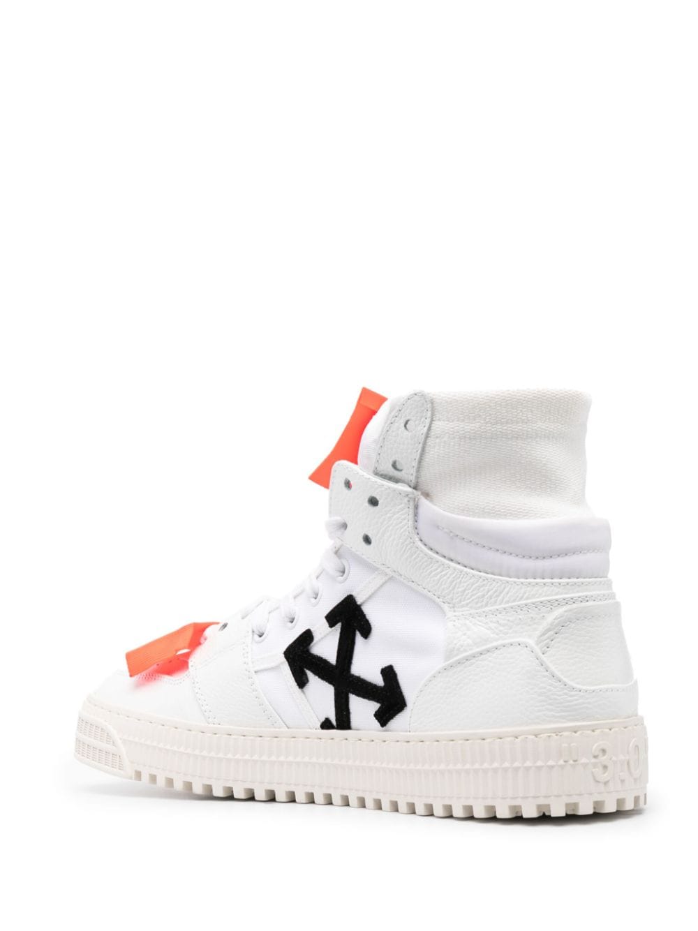 OFF-WHITE OFF-WHITE- 3.0 Off Court Leather Sneakers