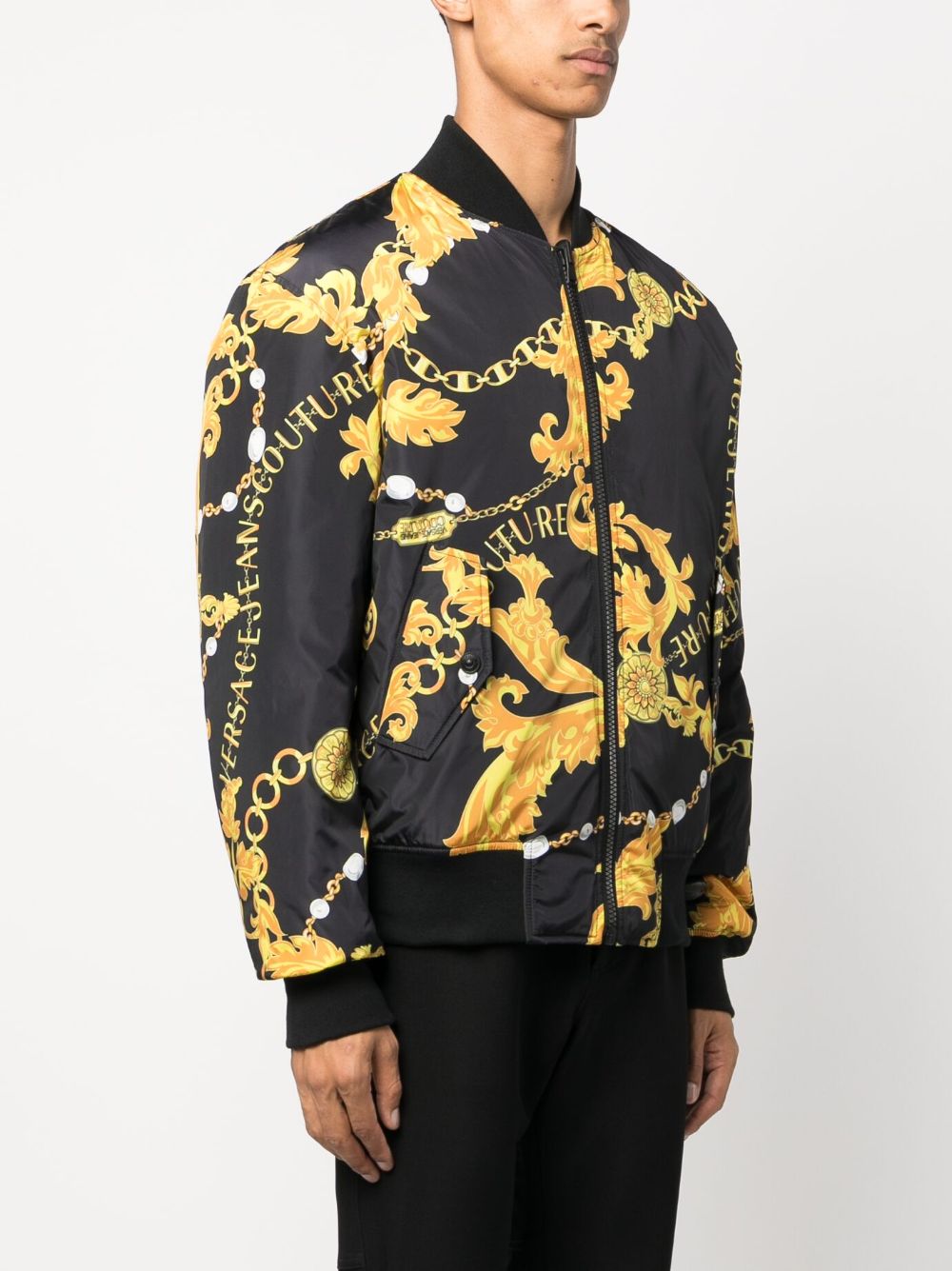 Versace Jeans Couture VERSACE JEANS COUTURE- Reversible Jacket With Print