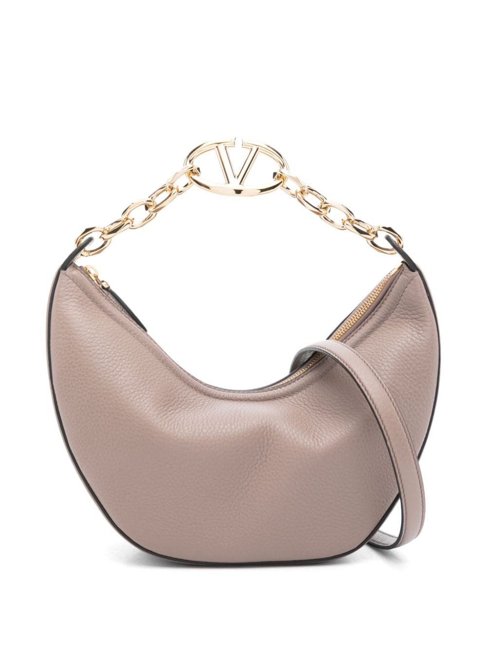 VALENTINO GARAVANI VALENTINO GARAVANI- Vlogo Moon Small Leather Shoulder Bag