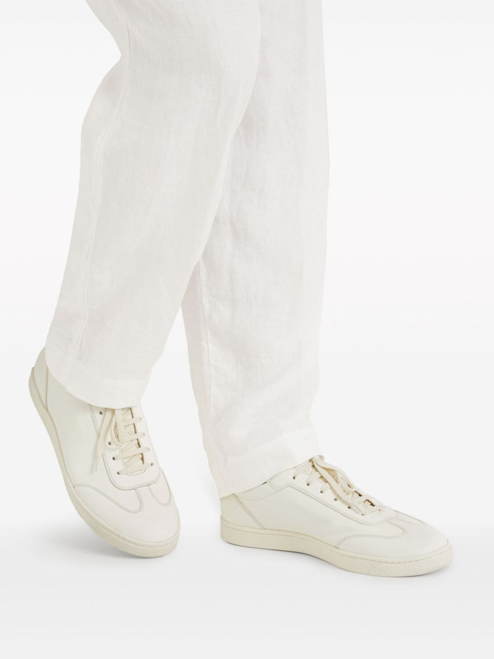 Brunello Cucinelli BRUNELLO CUCINELLI- Leather Sneakers