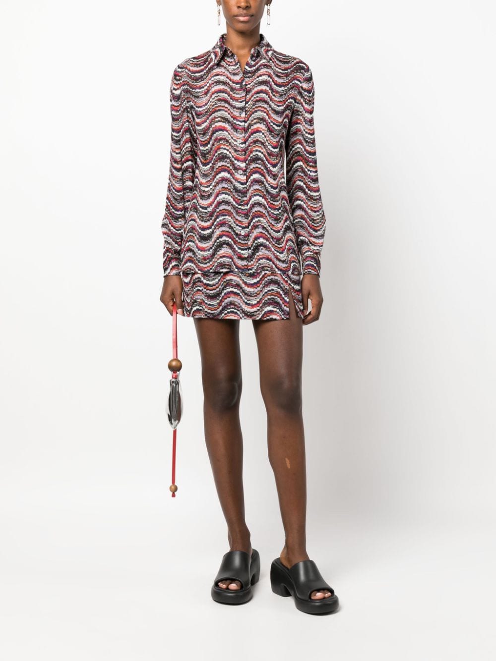 Missoni MISSONI- Waves Pattern Mini Skirt