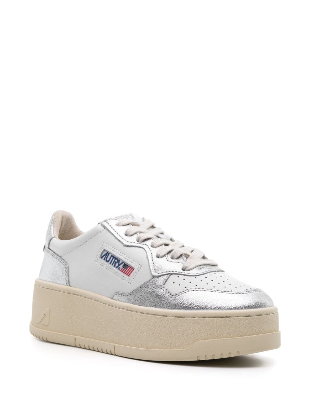 AUTRY AUTRY- Platform Low Leather Sneakers