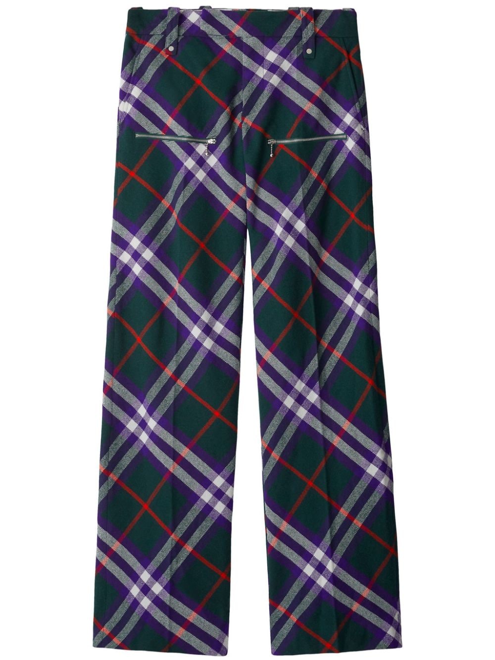 Burberry BURBERRY- Trousers With Check Pattern