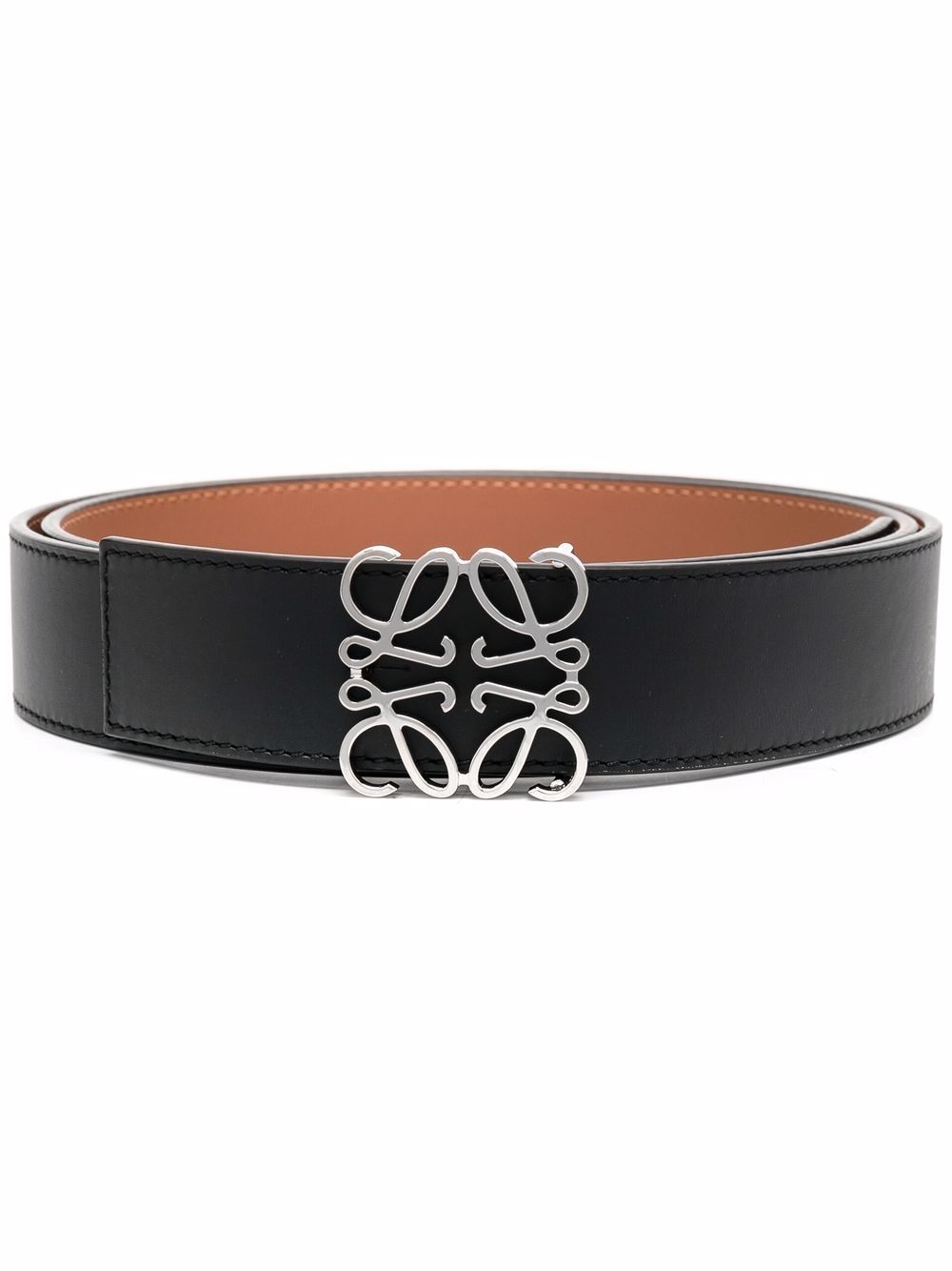 Loewe LOEWE- Anagram Reversible Leather Belt