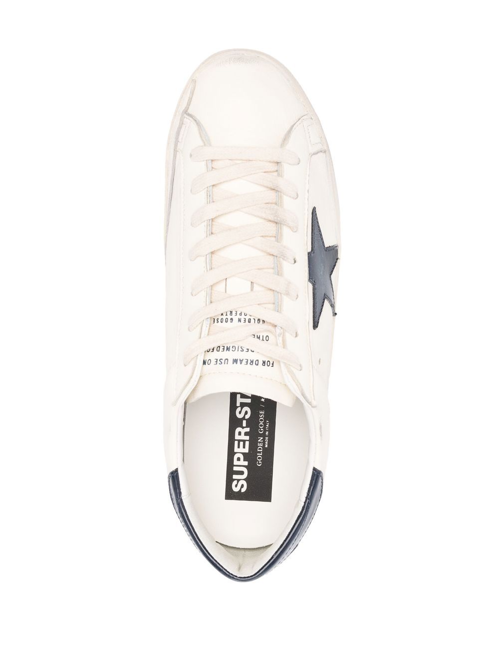 Golden Goose GOLDEN GOOSE- Super-star Leather Sneakers