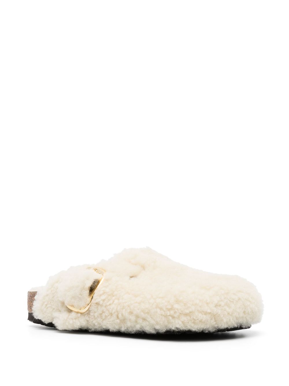 Birkenstock BIRKENSTOCK- Boston Big Buckle Shearling Teddy Slipper