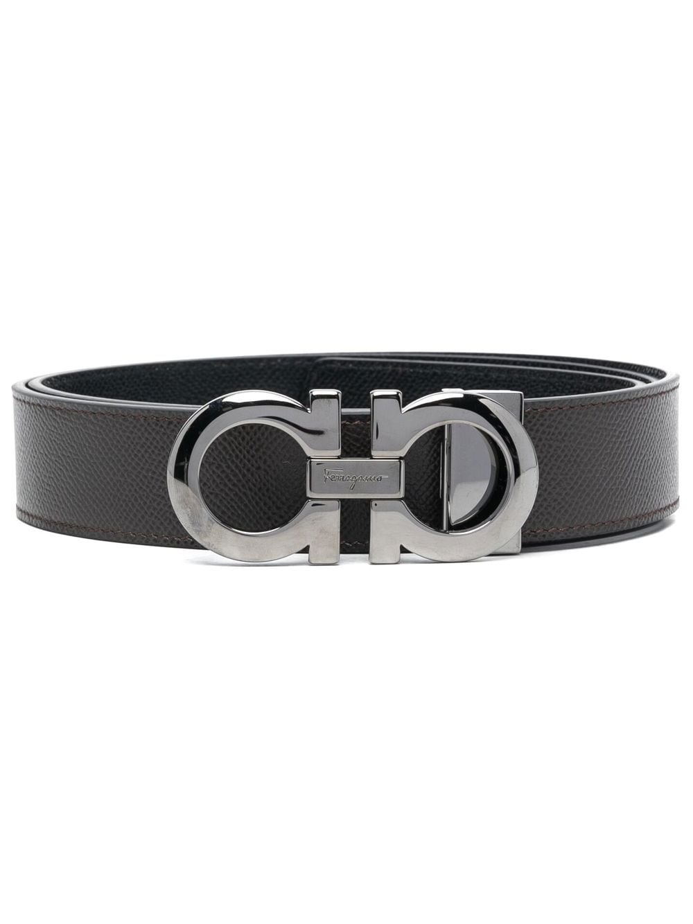 Ferragamo FERRAGAMO- Gancini Leather Belt