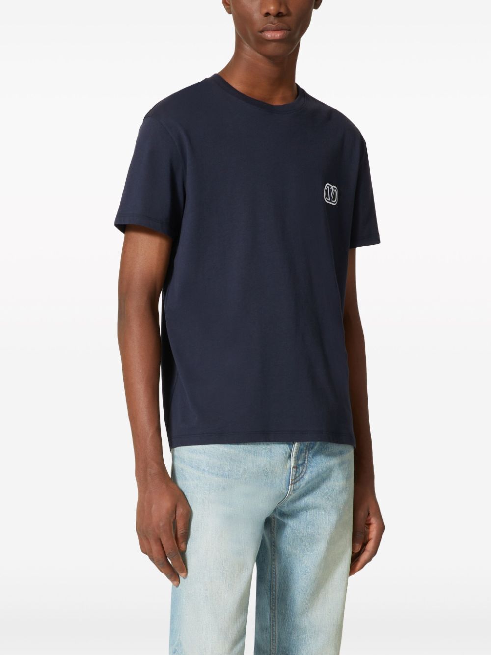 Valentino VALENTINO- Vlogo Signature Cotton T-shirt