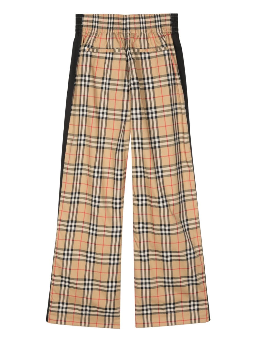 Burberry BURBERRY- Check Motif Cotton Trousers