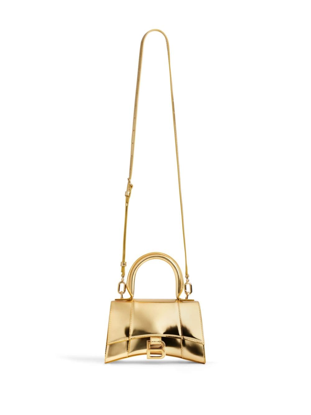 Balenciaga BALENCIAGA- Hourglass Xs Leather Handbag