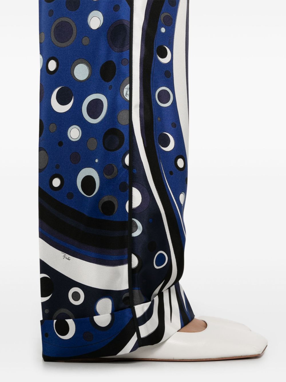 pucci PUCCI- Printed Silk Trousers