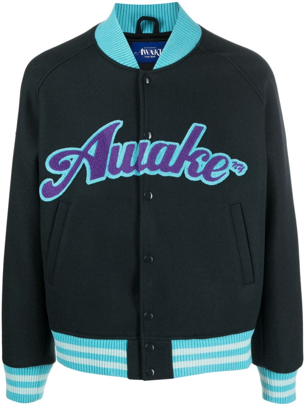 Awake Ny AWAKE NY- Logo Varsity Jacket