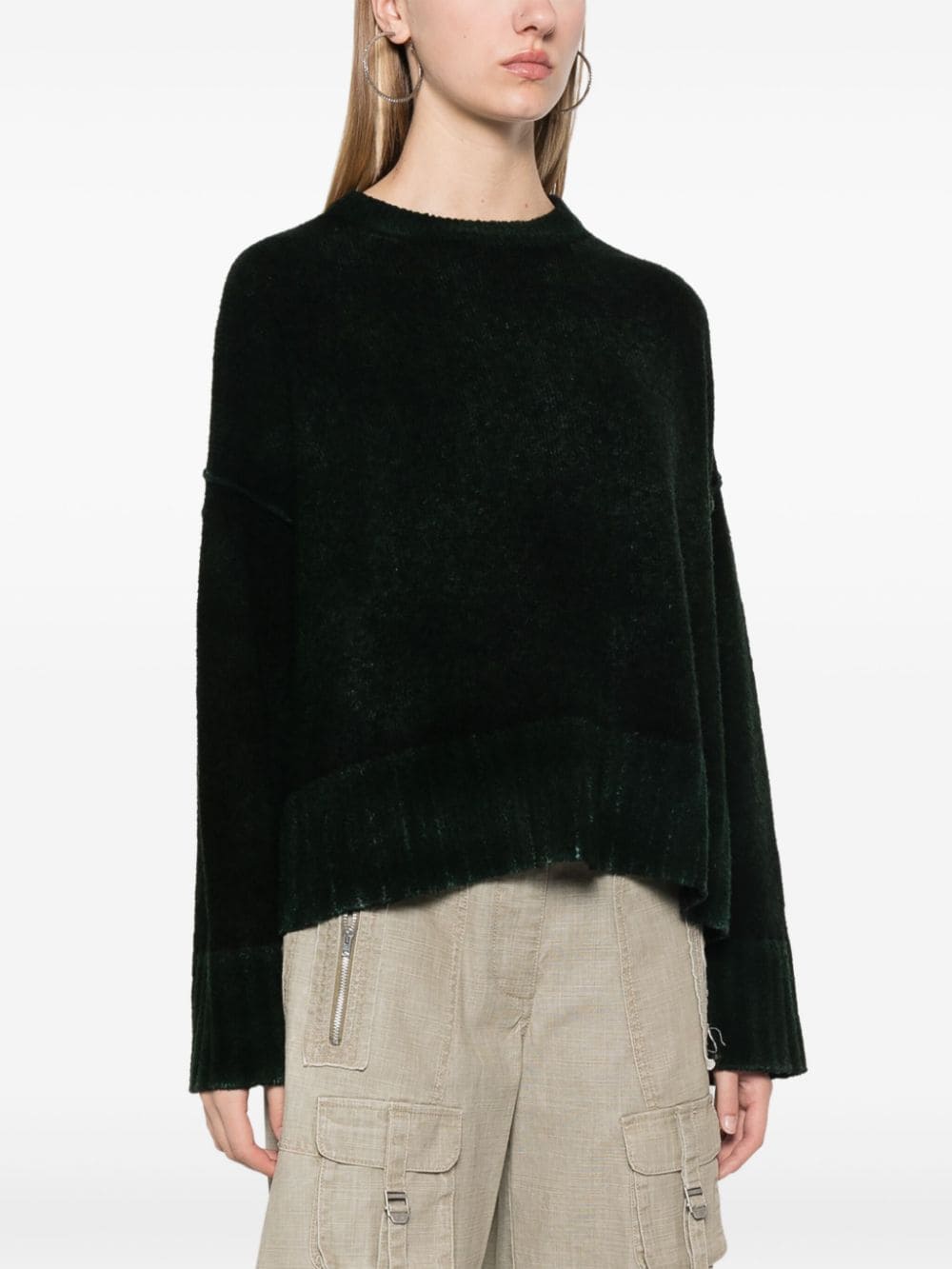 Avant Toi AVANT TOI- Wool Adn Cashmere Blend Crewneck Sweater