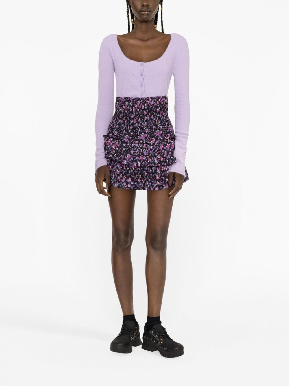 Marant Étoile MARANT ETOILE- Naomi Cotton Mini Skirt