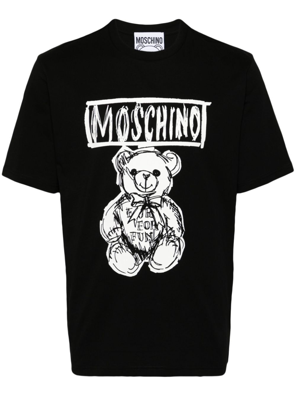 Moschino MOSCHINO- Cotton T-shirt With Logo